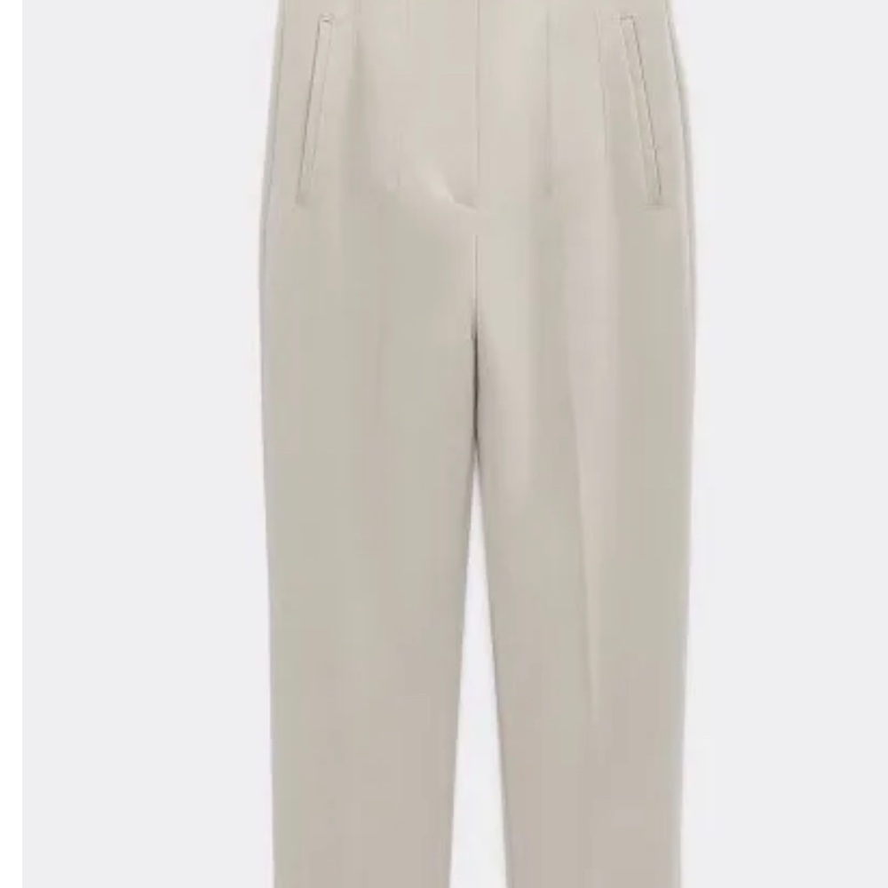 Zara white size Small high waist trousers